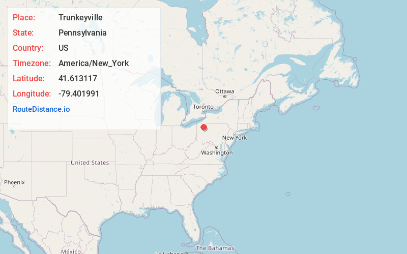 Map of Trunkeyville