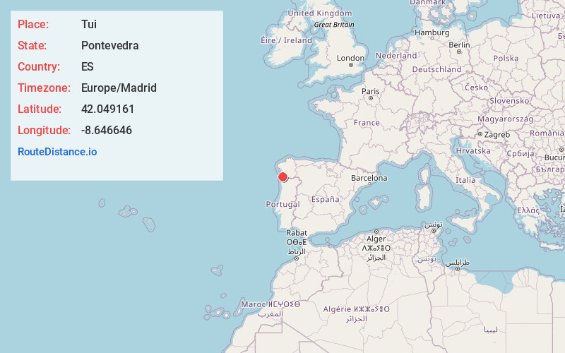 Map of Tui