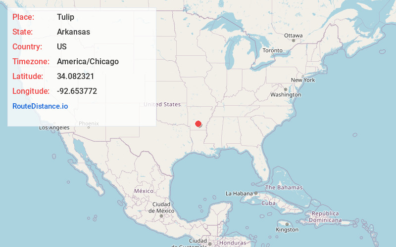 Map of Tulip