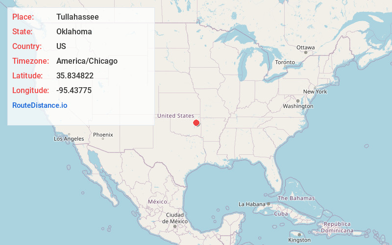 Map of Tullahassee