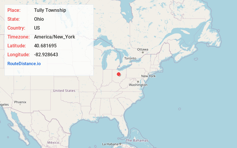 Map of Tully Township