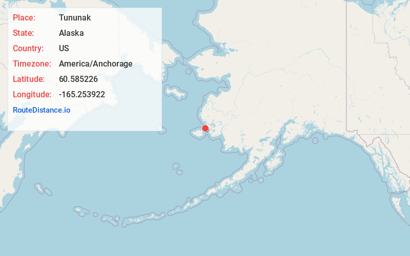 Map of Tununak