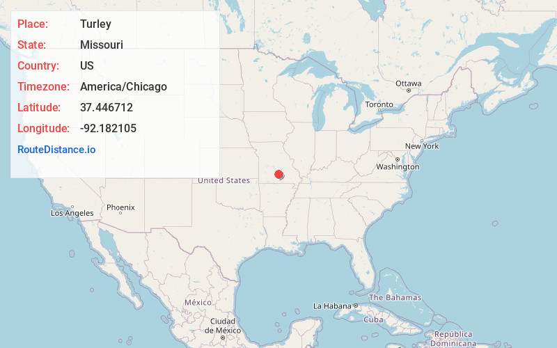 Map of Turley