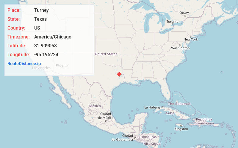 Map of Turney