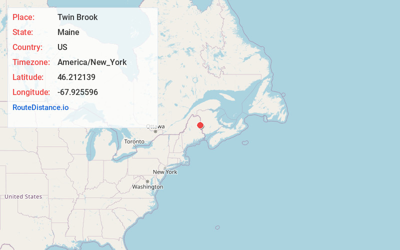 Map of Twin Brook