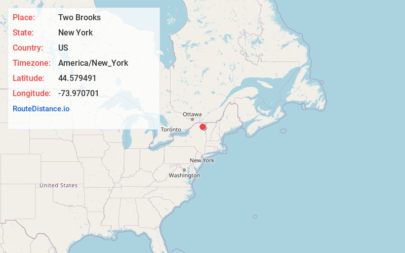 Map of Two Brooks