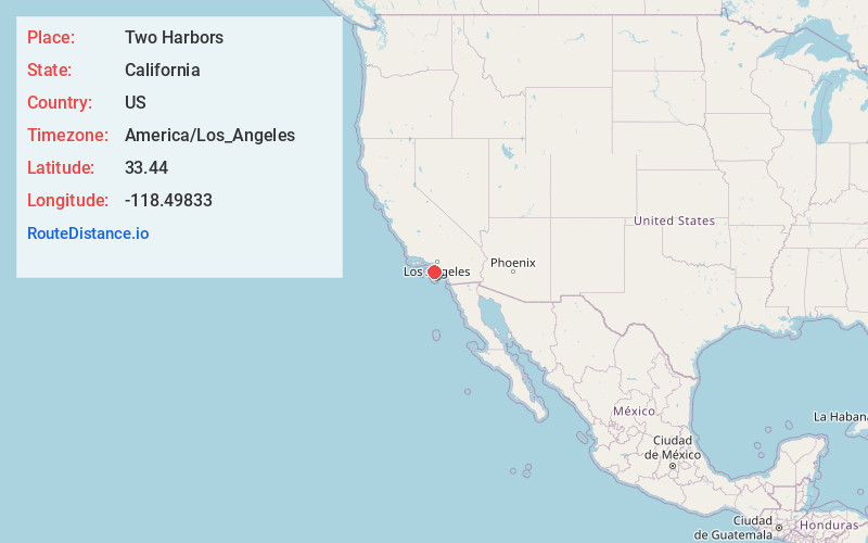 Map of Two Harbors