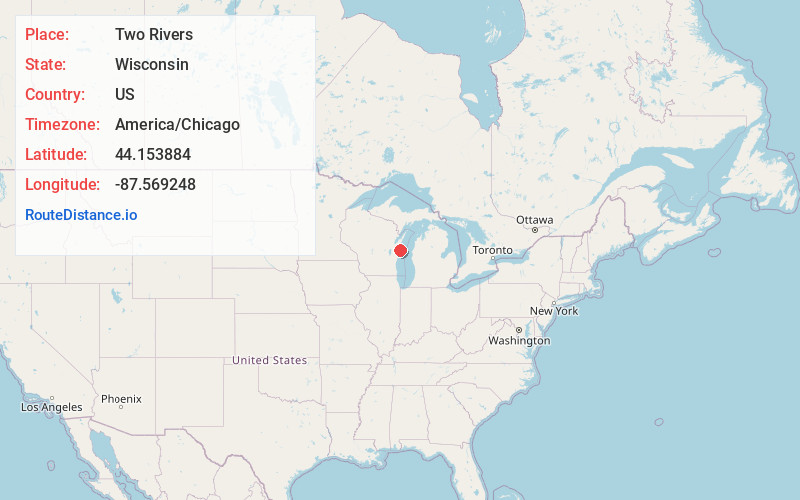 Map of Two Rivers