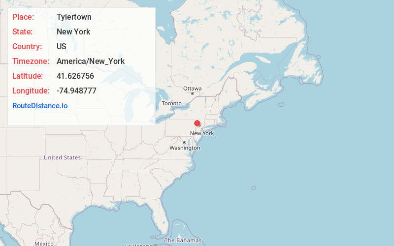 Map of Tylertown
