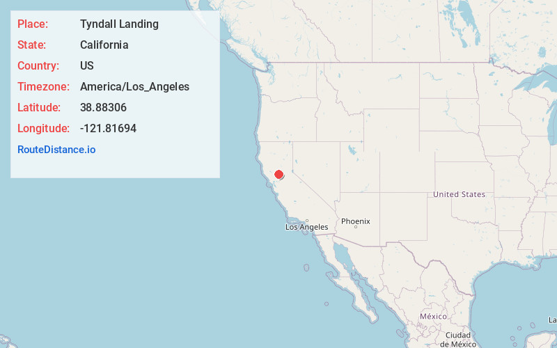 Map of Tyndall Landing