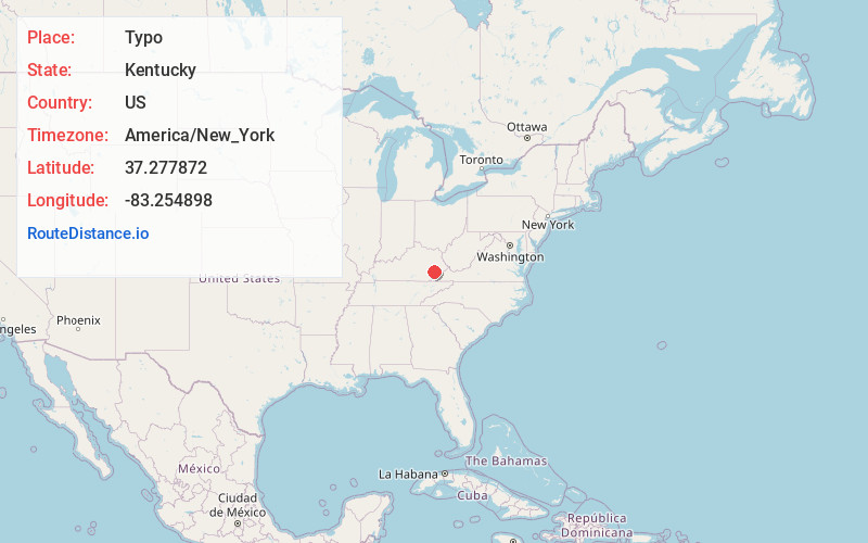 Map of Typo
