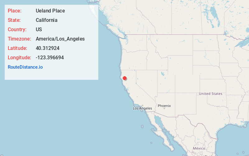 Map of Ueland Place