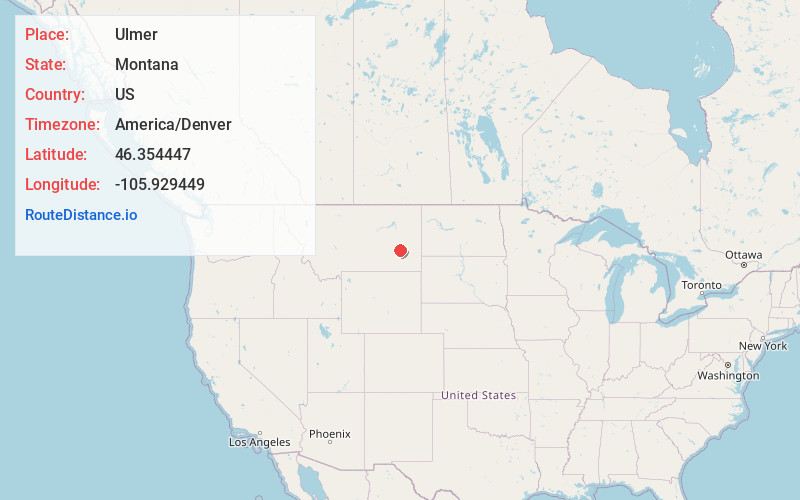 Map of Ulmer