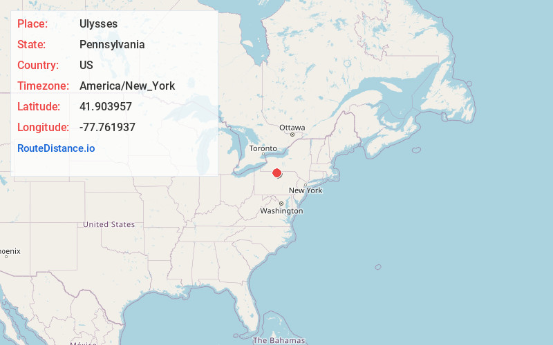Map of Ulysses