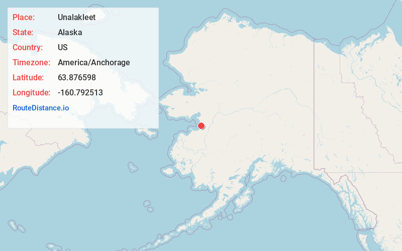Map of Unalakleet
