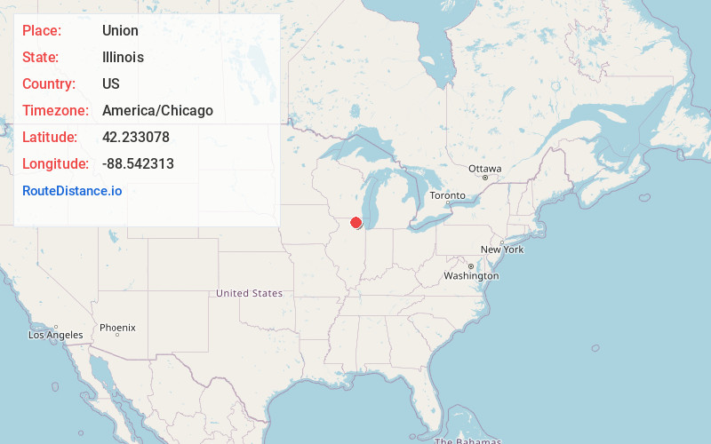 Map of Union
