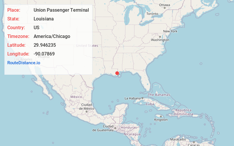Map of Union Passenger Terminal