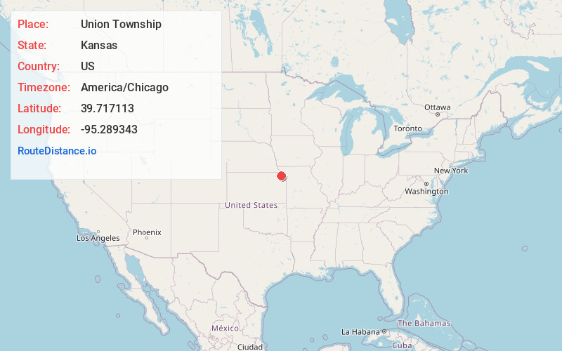 Map of Union Township