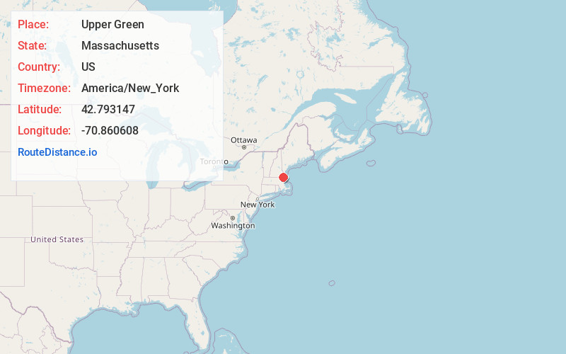 Map of Upper Green