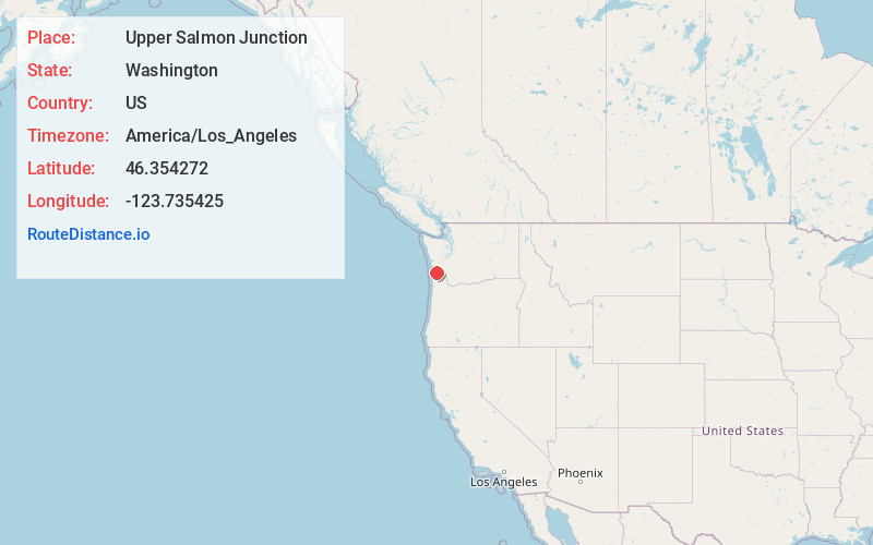 Map of Upper Salmon Junction