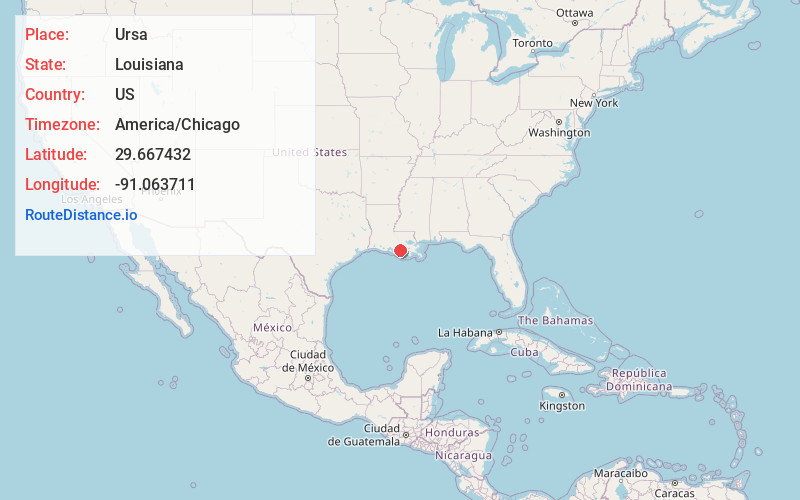 Map of Ursa