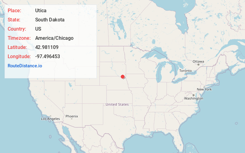 Map of Utica