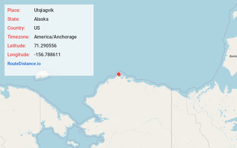 Map of Utqiagvik