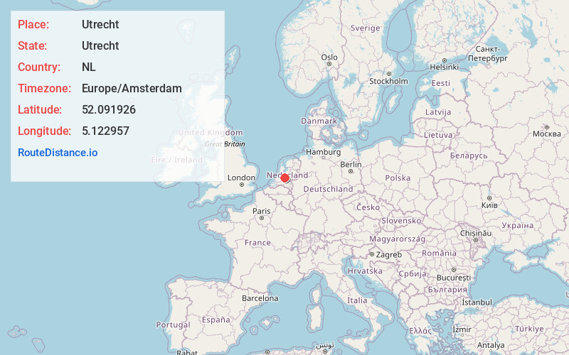 Map of Utrecht