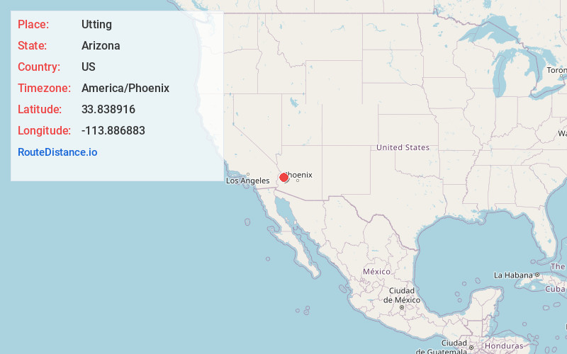 Map of Utting