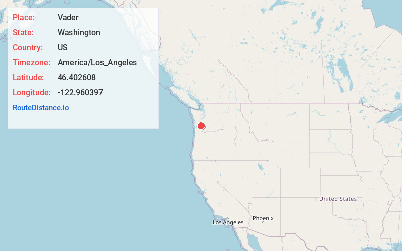 Map of Vader