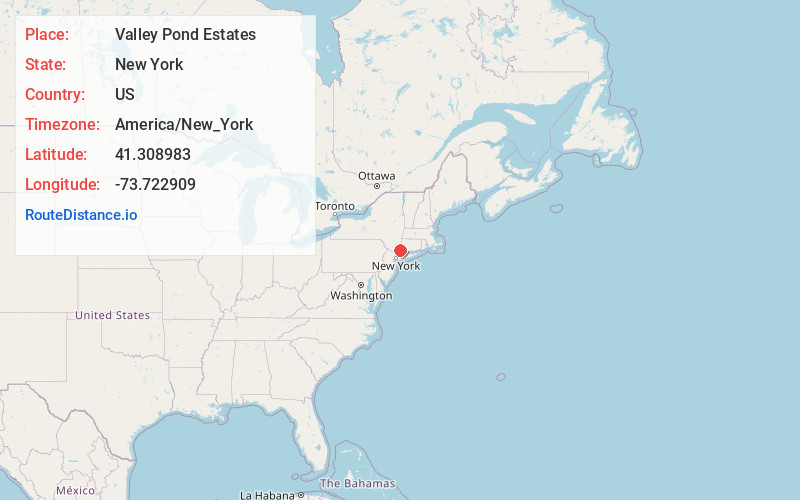 Map of Valley Pond Estates