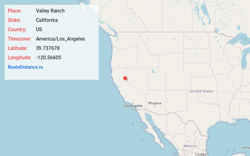Map of Valley Ranch