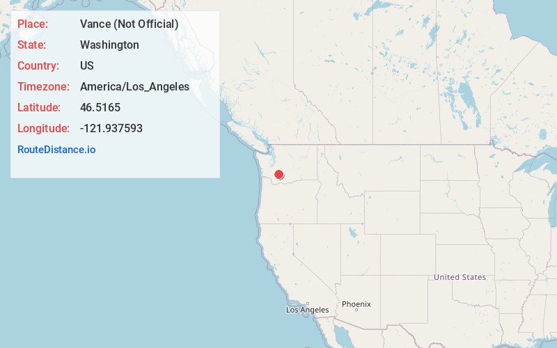 Map of Vance (Not Official)