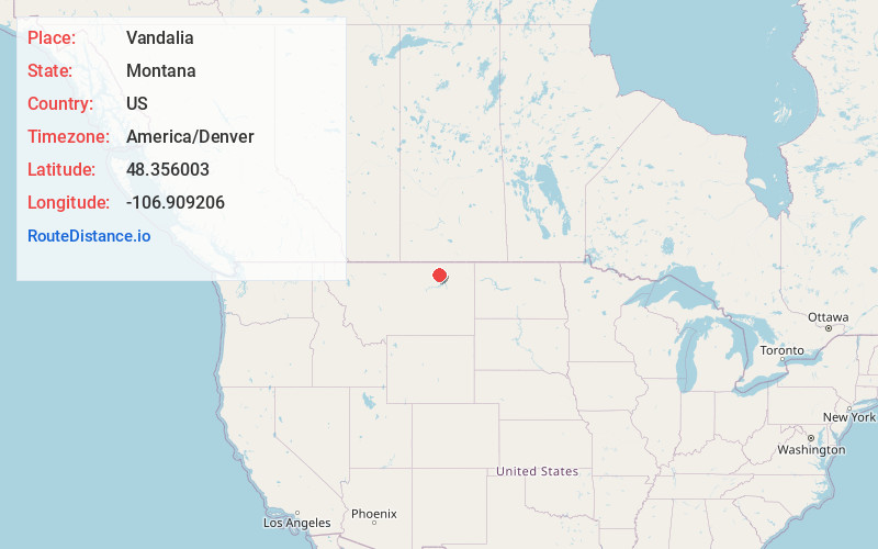 Map of Vandalia
