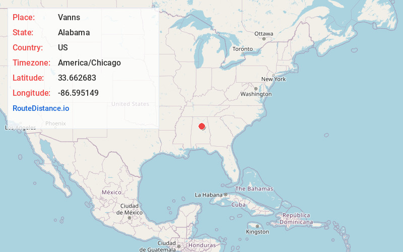 Map of Vanns