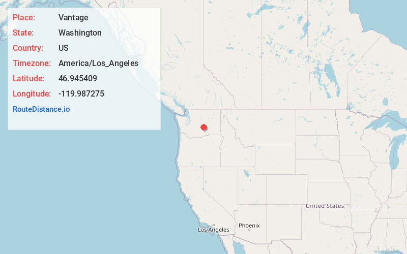 Map of Vantage