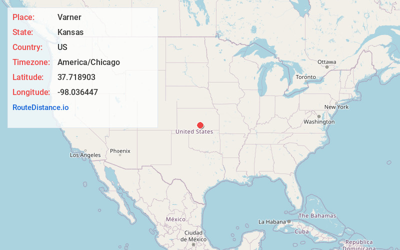 Map of Varner