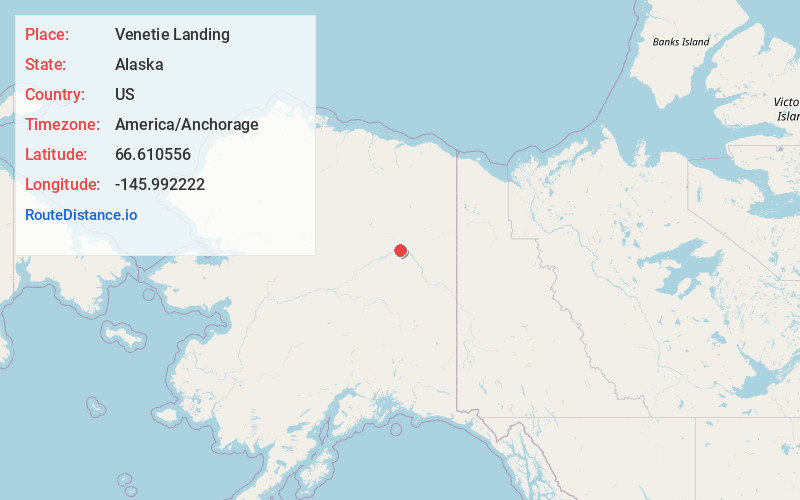 Map of Venetie Landing
