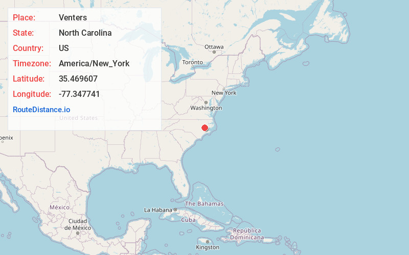 Map of Venters