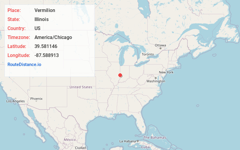 Map of Vermilion