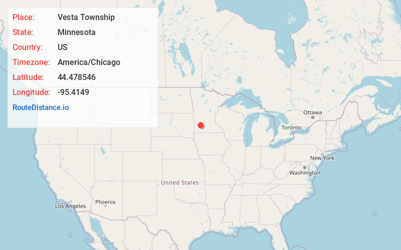 Map of Vesta Township