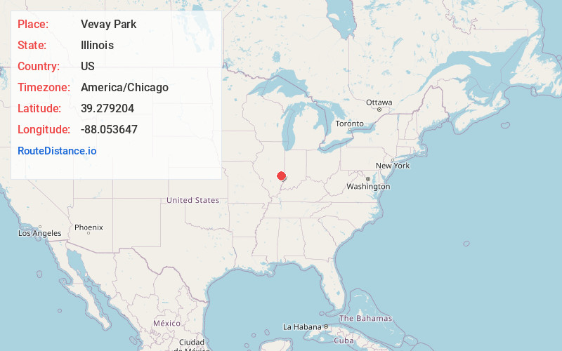 Map of Vevay Park