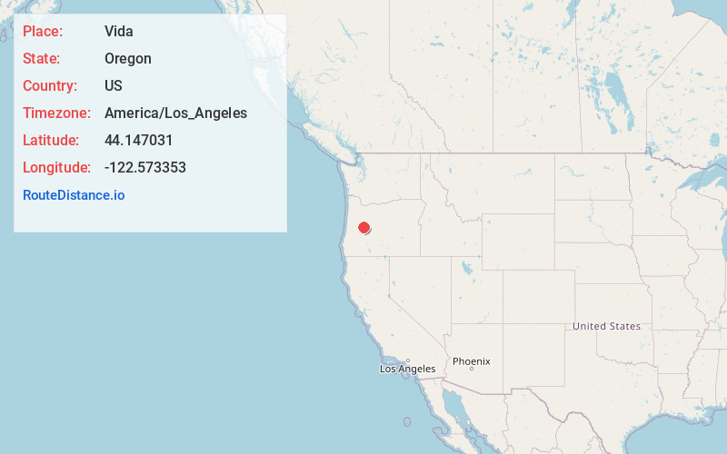 Map of Vida