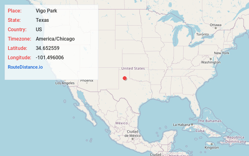 Map of Vigo Park