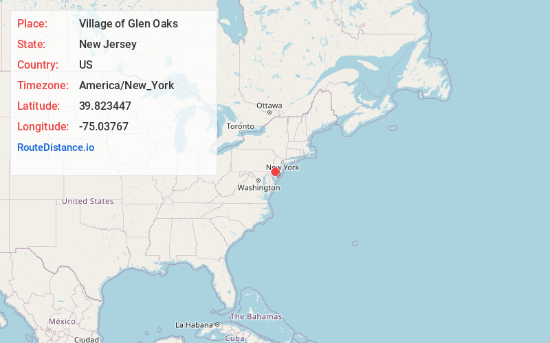 Map of Village of Glen Oaks