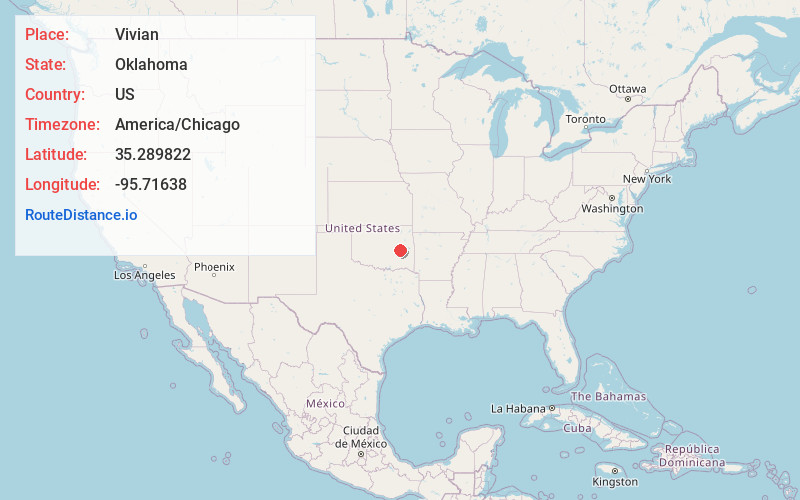 Map of Vivian