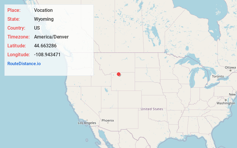 Map of Vocation