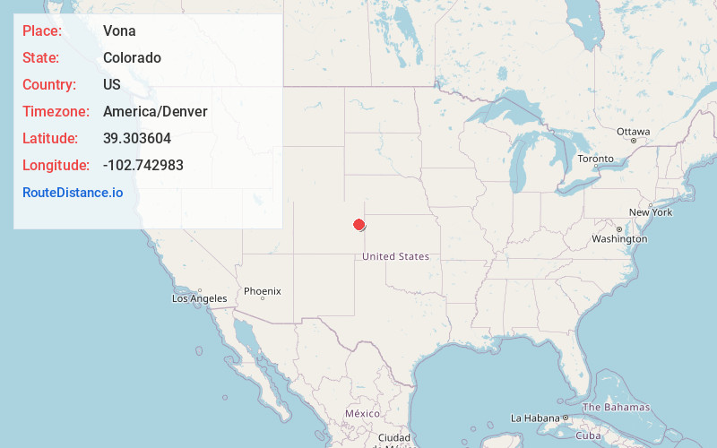 Map of Vona