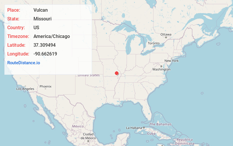 Map of Vulcan