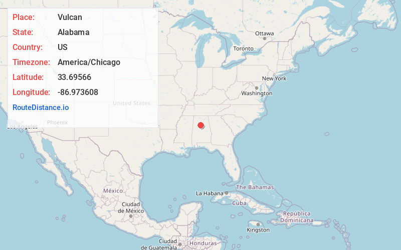 Map of Vulcan